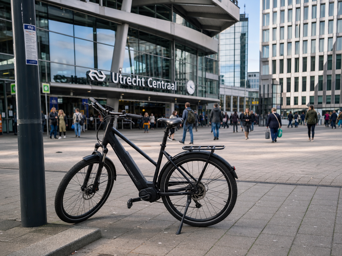 E-bike gestolen om 14:32. Om 17:18 alweer thuis